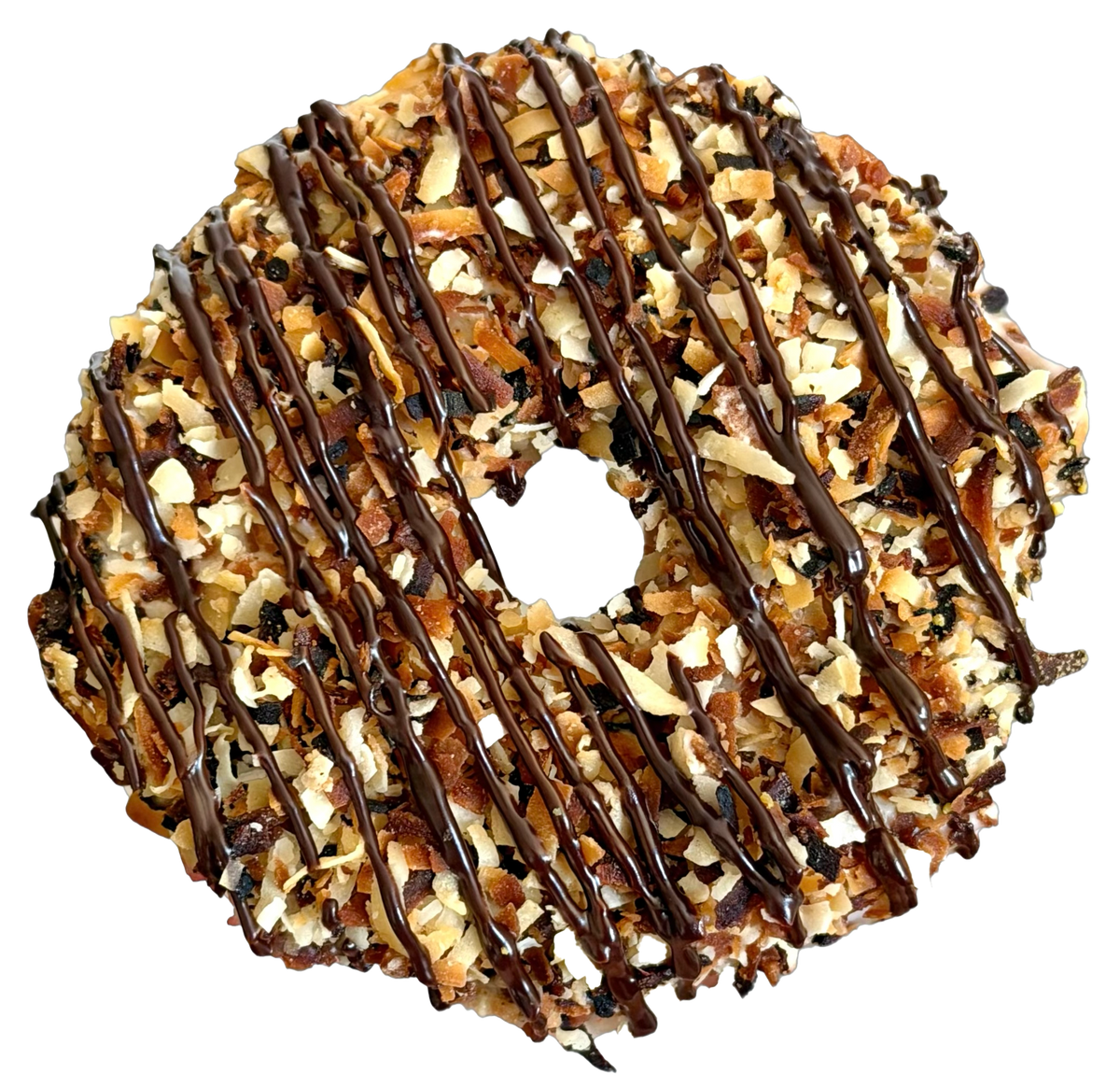 Coconut Cream Laddoo Donut
