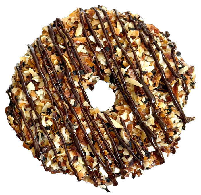Coconut Cream Laddoo Donut