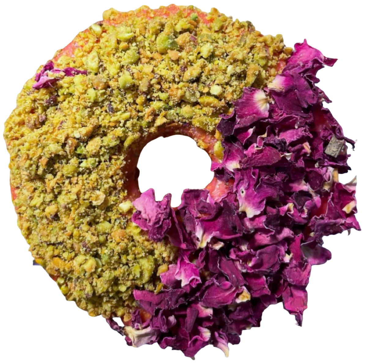 Rose Pistachio Donut