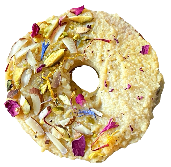 Kalakand Cream with Jaggery Compote